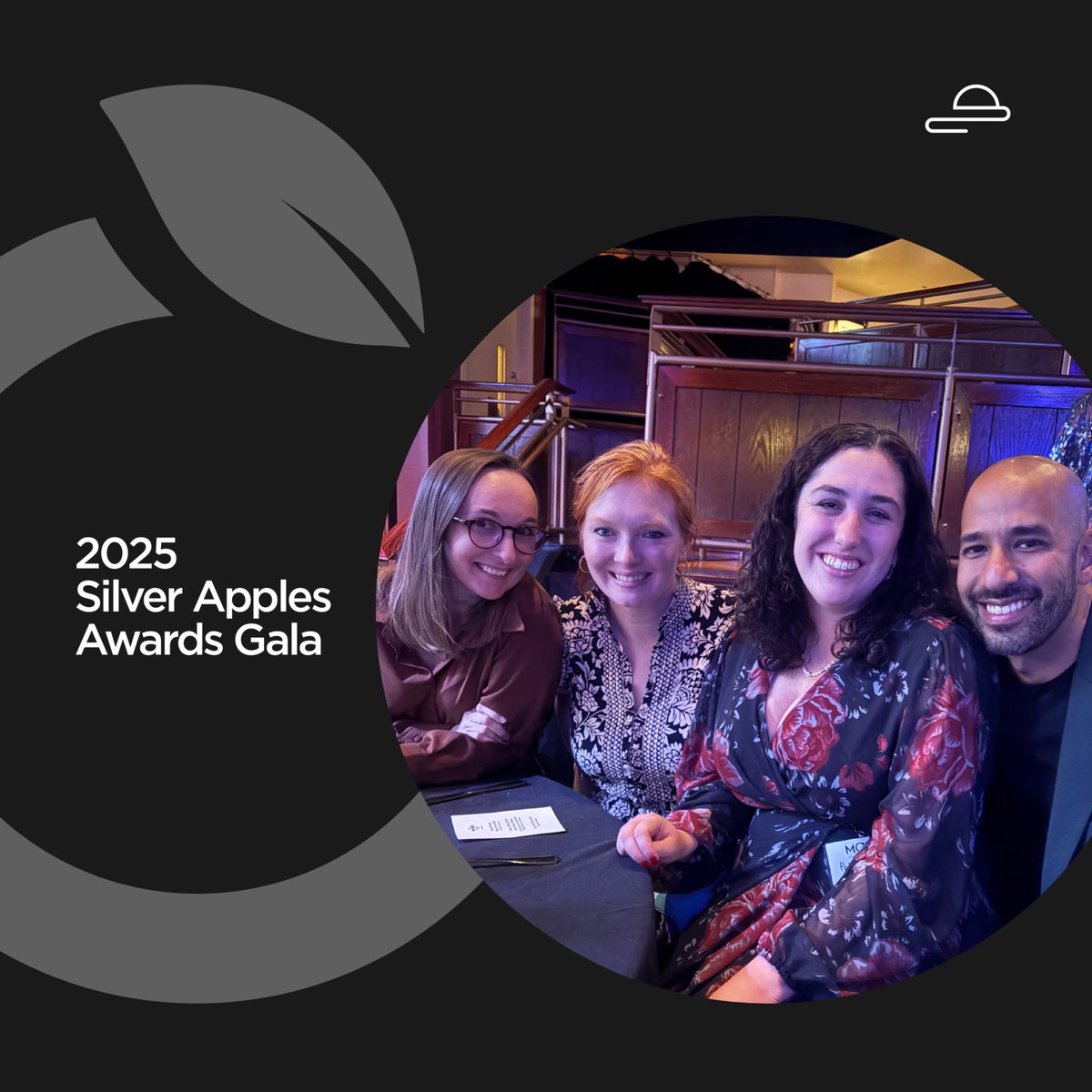 HeySummerFriday's tweet photo. We had a blast celebrating the brightest marketing minds shaping the future of our industry at this year’s Silver Apples Awards Gala. And one more well-deserved shoutout to our own Patricia Sansone, this year’s Green Apple honoree! 🍏 https://t.co/KyAsTiUWQs