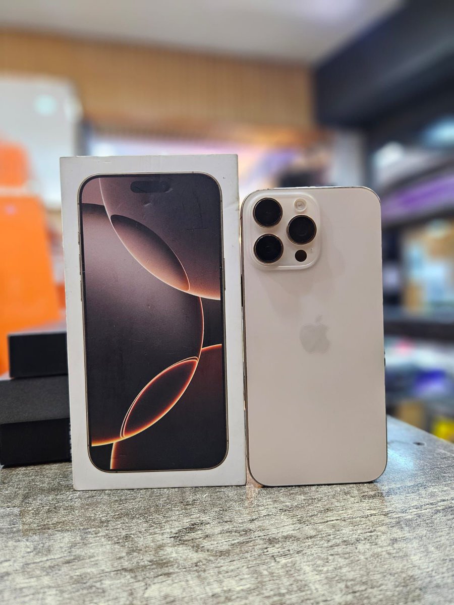 TechChapK3's tweet image. Apple iPhone 16 Pro Max
256gb Storage 
Physical 
EX-UK Open Box 

Available @Ksh.120,000

#iPhone #iPhone16 #iphone16pro #iphone16promax #iphonekenya #iphonedeals #iphonelife #apple #applekenya #appleiphone #appledevices #tech #techlife #techlifestyle