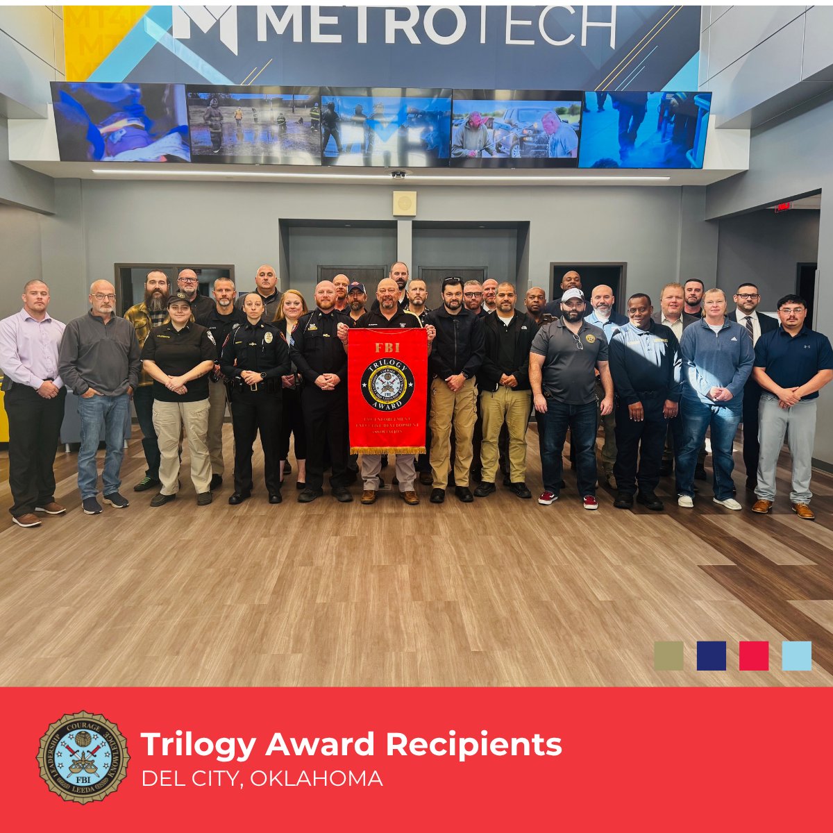 Congratulations to all the Executive Leadership Institute graduates and Trilogy Award recipients in Del City, OK! A big thank you to instructor Anthony Batts for guiding the class, and to Metro Tech South Bryant Campus for hosting and supporting this important training.