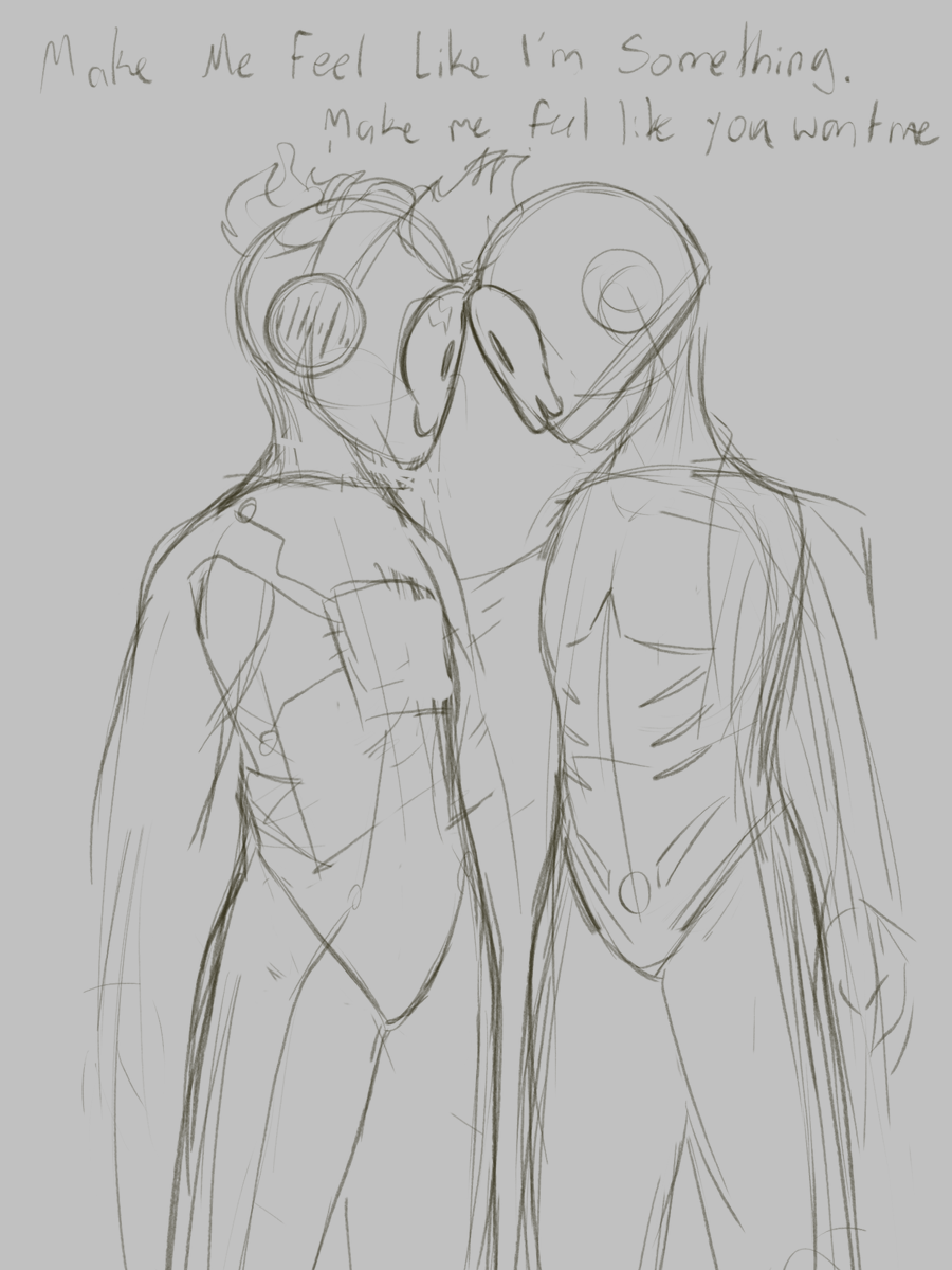 That__Bitty's tweet photo. Zerust Wip
First time I’m gonna make a full drawing on krita, im so nervous 💔
#thelivingtombstone #zerust https://t.co/fb40eiPXcR