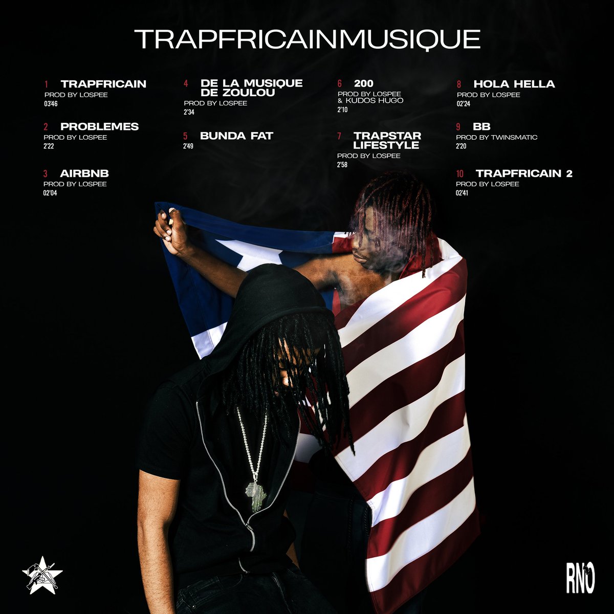 ShadesFrance's tweet photo. 🚨SAKI225 &amp; RODDY KEY annoncent la sortie d’un PROJET COMMUN !

"TRAPFRICAIN MUSIQUE"

📆 CE VENDREDI 

Cover :                                     Tracklist : https://t.co/nv9p3XyFGm