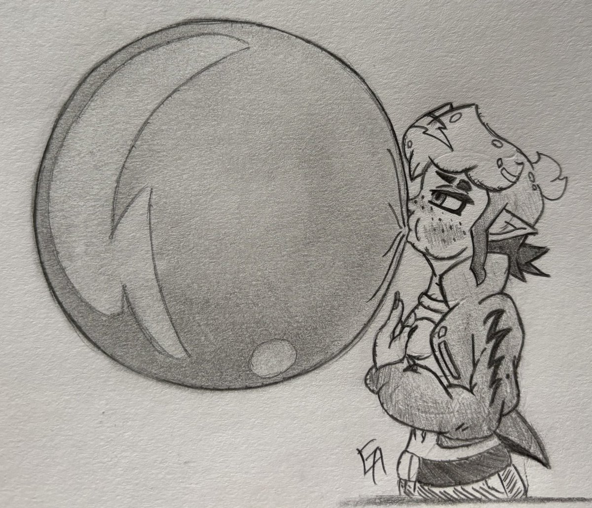 EvilAsh2001's tweet image. Big Bubble-
#art #sketchart #gum #bubblegum