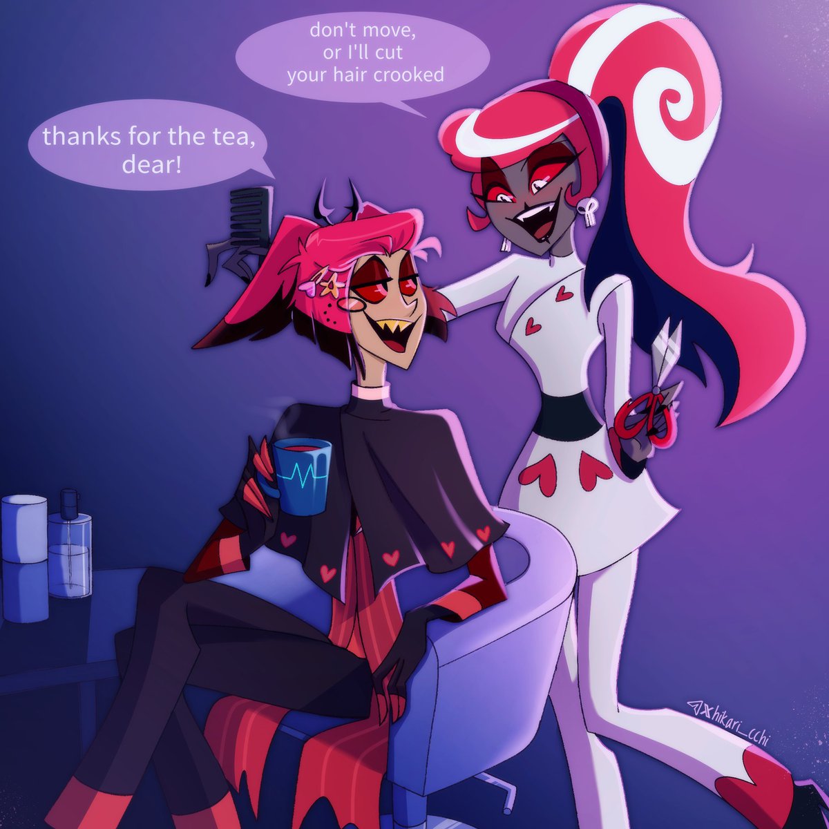 besties 📻📱
#hazbinhotel #hazbinhotelvelvette #hazbinhotelalastor  #hazbinhotelseason2