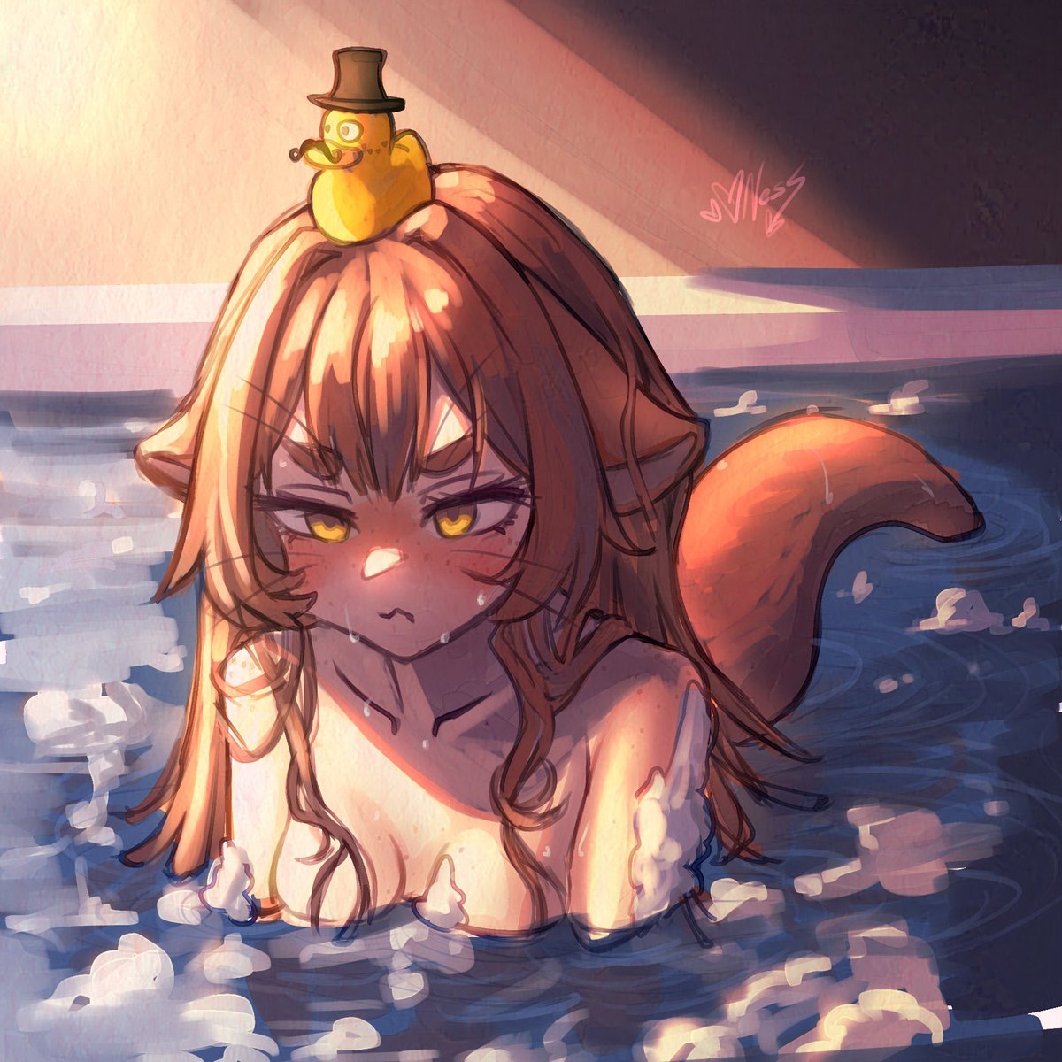 Use only ONE art to convince people to follow you 🐾

I’m just a stinky otter 🦦