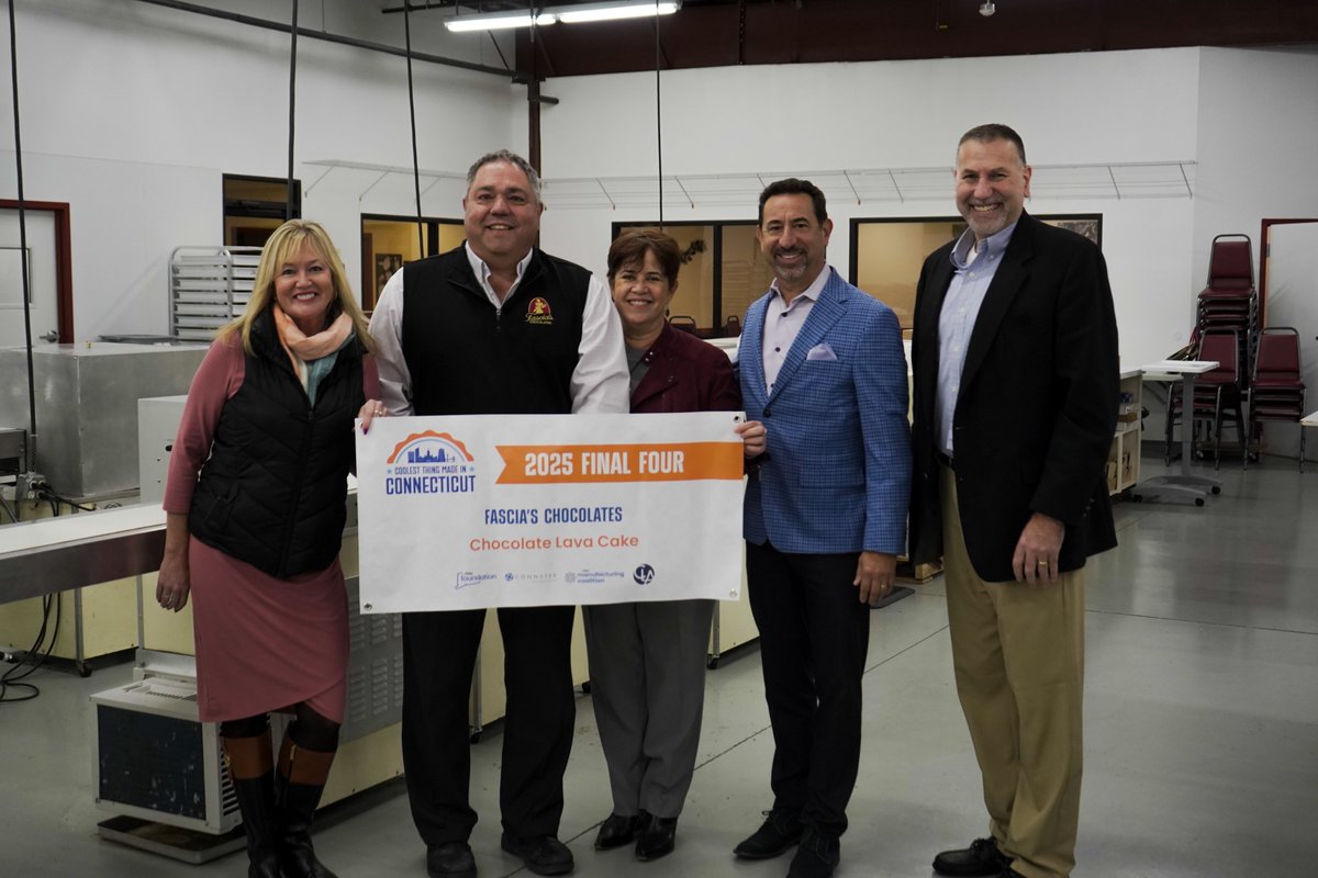 What a fantastic start the week! Thrilled to join Beatriz Gutierrez and the <a href="/CBIANews/">CBIA</a> and <a href="/CONNSTEP/">CONNSTEP</a> teams on visits to three of this year’s Coolest Thing Made in Connecticut final four to celebrate their achievements. Congrats to all! #CoolestThingCT cbia.com/coolest-thing/…