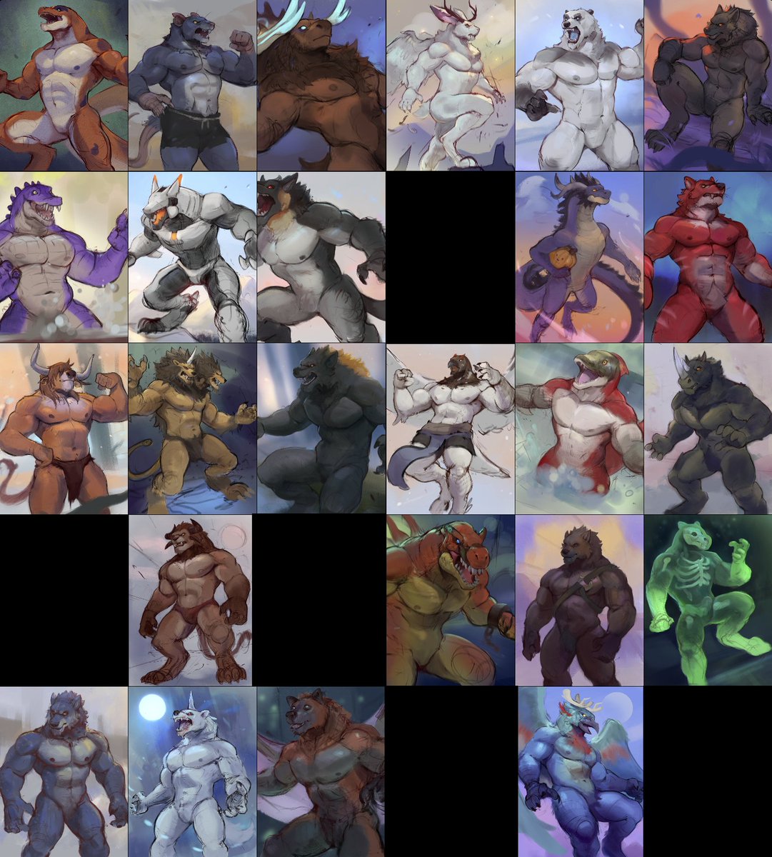 Weretober Adopts available
They are going for 50USD 

PNG + PSD included
DM me if interested!