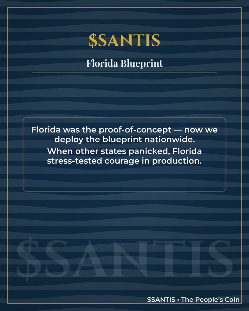 💥 $SANTIS | The People’s Coin 🇺🇸 tweet media