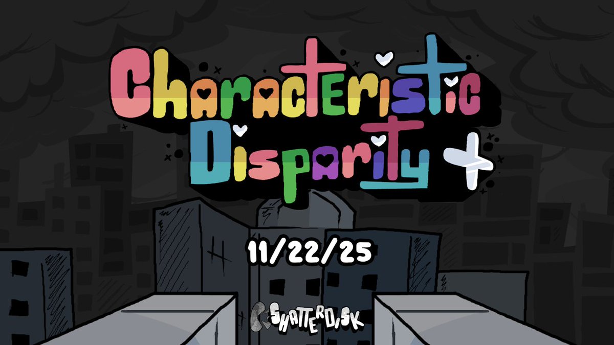 mochocofrappe's tweet image. Remastered Songs, Rewritten Dialogue, + More Surprises await you in Characteristic Disparity +!

Dropping November 22nd

Touched up the things that needed it to give you the best CD experience! See ya there 🩷💙