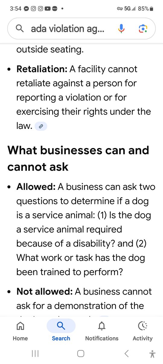 MaggieHeroDog's tweet image. @larryellison look up @Maggieherodog on search bar &amp;amp; Instagram &amp;amp; view a few of these posts.This is #ADA Violations against Service Animals.Also,look to the future.If the crazy Democrat politicians win.Who they&apos;re #1 target is going to be.🐕
#KathleenWilsonThompson