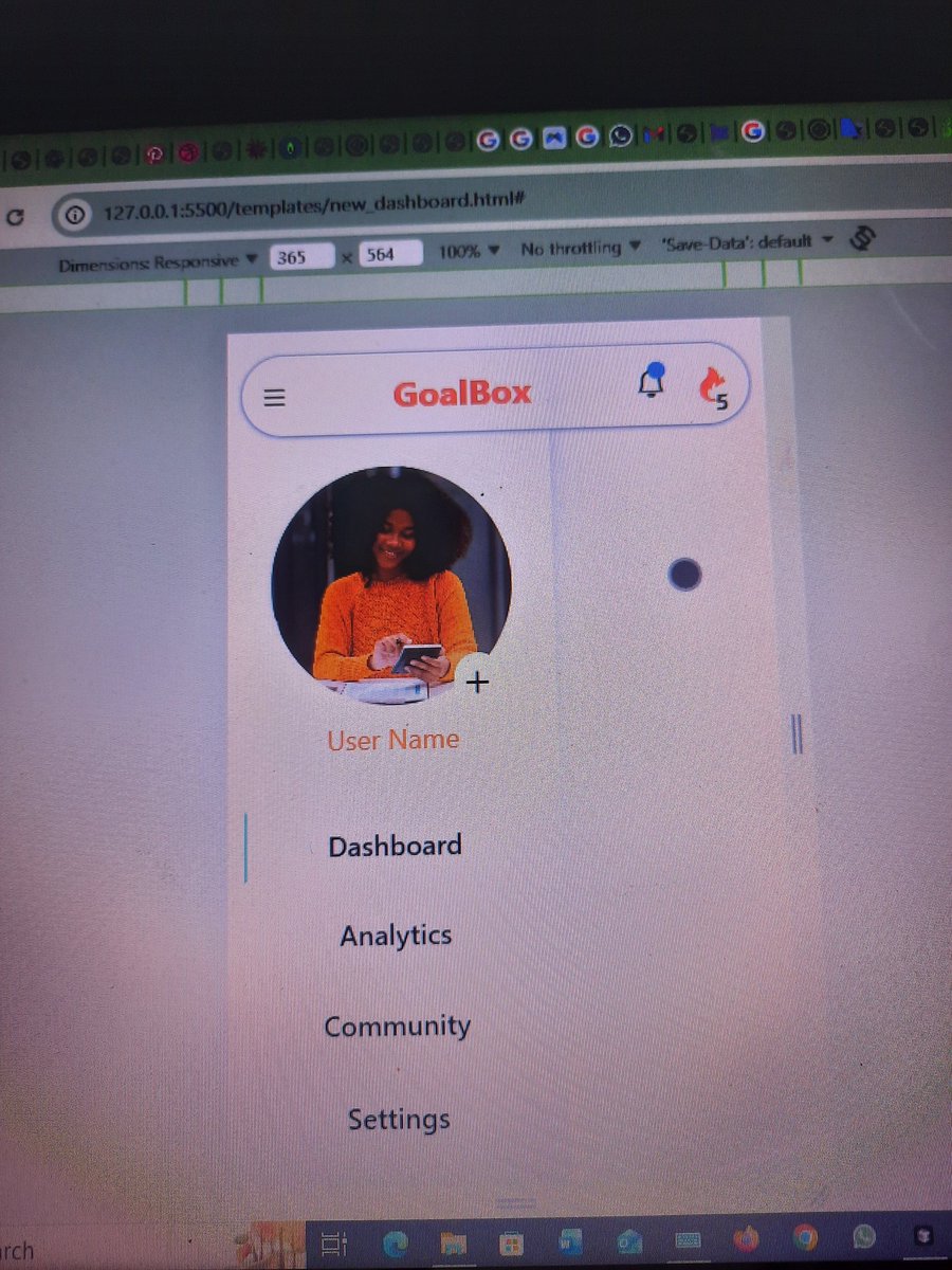 iom_future's tweet image. Day 47 of #100DaysOfCode 

I have entered the kitchen!!!! 🔥

Started working on @usegoalbox 🔥
It&apos;s kinda fun cause I get to try out new nav layout, and learn more✌️

And face my fears ; color combination 🌚😭

Will take a proper picture tomorrow   😪

#frontEndDev #devJourney