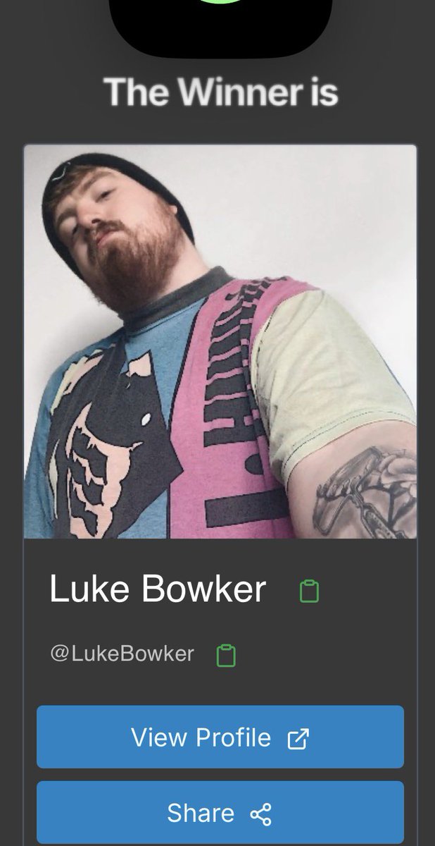 FutSheriff's tweet photo. And the winner is…

@LukeBowker 

Congrats mate! please check DM’s https://t.co/fRLDtcwzOK