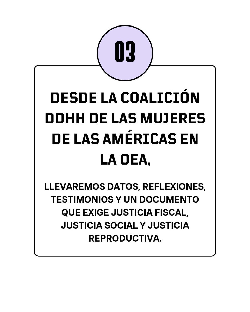 La CIDH aborda 19 audiencias sobre DDHH, incluida una sobre políticas fiscales y desigualdad. La Coalición de Derechos Humanos de las Mujeres de las Américas exigirá justicia. Sin presupuestos que reconozcan a las mujeres no hay democracia.