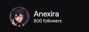 MinaraVT_'s tweet photo. Thank you so much for 800 Followers on Twitch!! I cant even describe how Thankful I'm 💕🥺 https://t.co/WkCaywSXtY