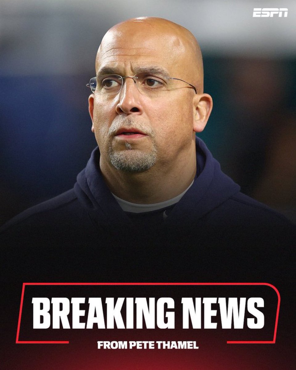 Breaking: Virginia Tech and James Franklin are finalizing an agreement for him to become the school’s next football coach, sources told <a href="/PeteThamel/">Pete Thamel</a>.

Get breaking news alerts from Pete Thamel through the ESPN app: espn.smart.link/4k7hu604e