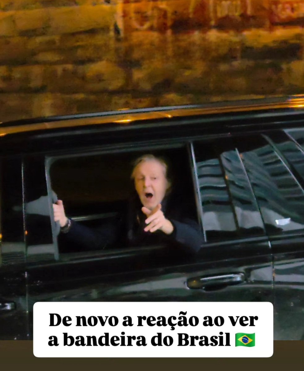 Paul McCartney arriving at Bell Centre, Montreal November 17 2025
*Photo Daniel Montanher/instagram*