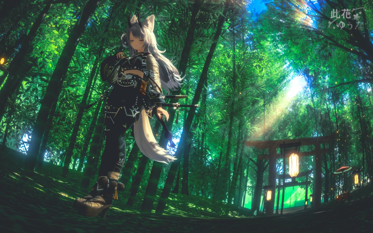 Wconcon_yunya's tweet image. World：Yayoi forest path
Author：猫屋敷やよい
Costume：鬼ごっこ

#RINNE_TOKYO
#ゆうなフォト