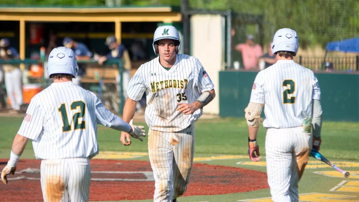 MethodistU_BSB's tweet image. Congrats to SR Catcher- Parker Evans, JR INF- Blake Freeman and JR RHP- Presley Patterson on being named Team Captains for the 2026 Baseball Season!

#MethodistBaseball 🦁⚾️