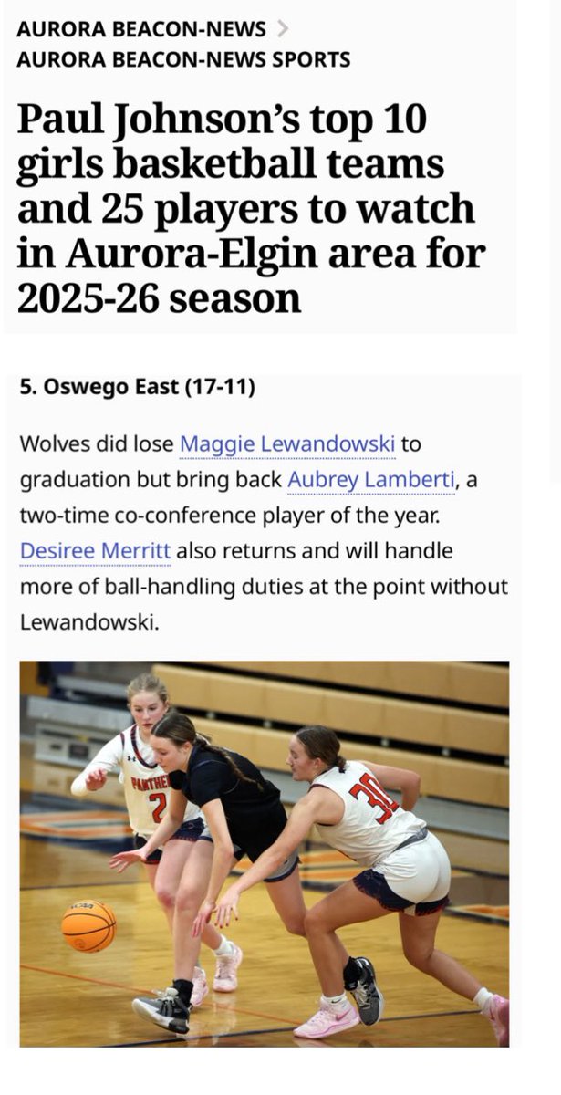 Appreciate the preseason acknowledgments and to be included with other talented players!  Excited for team recognition as well…ready to get the season started!  <a href="/jwelge96/">Joshua Welge</a> <a href="/ByPaulJohnson/">Paul Johnson</a> <a href="/Desimerritt_13/">Desiree Merritt</a> <a href="/PaytonWallin15/">Payton Wallin</a>