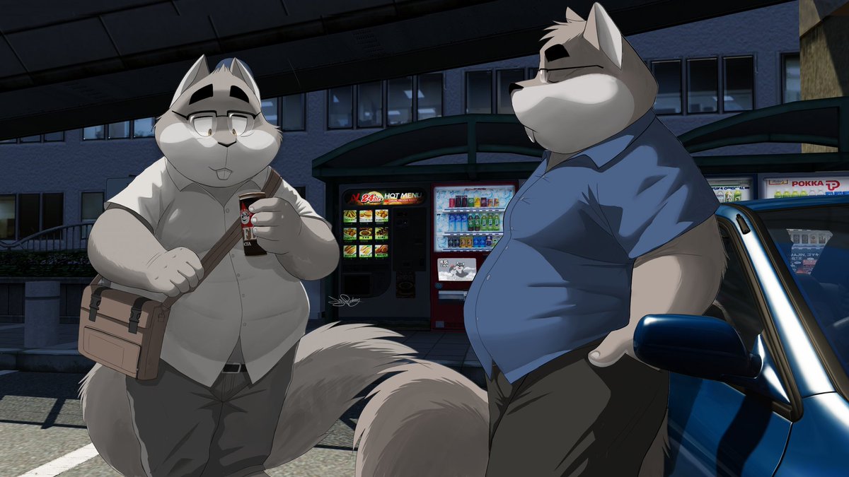 Rodney_Bear's tweet photo. Kenta and Risu

Shibaura parking area https://t.co/UdABqqJ29d