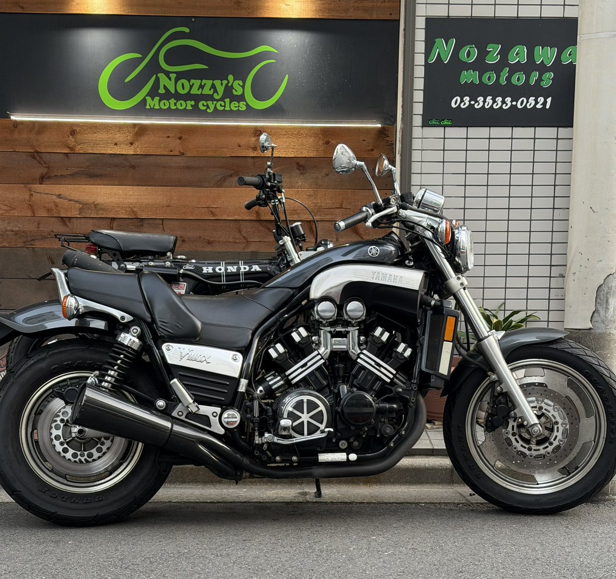 昨日のノザワモータース 久しぶりの YAMAHA V-max #nozzysmotorcycles