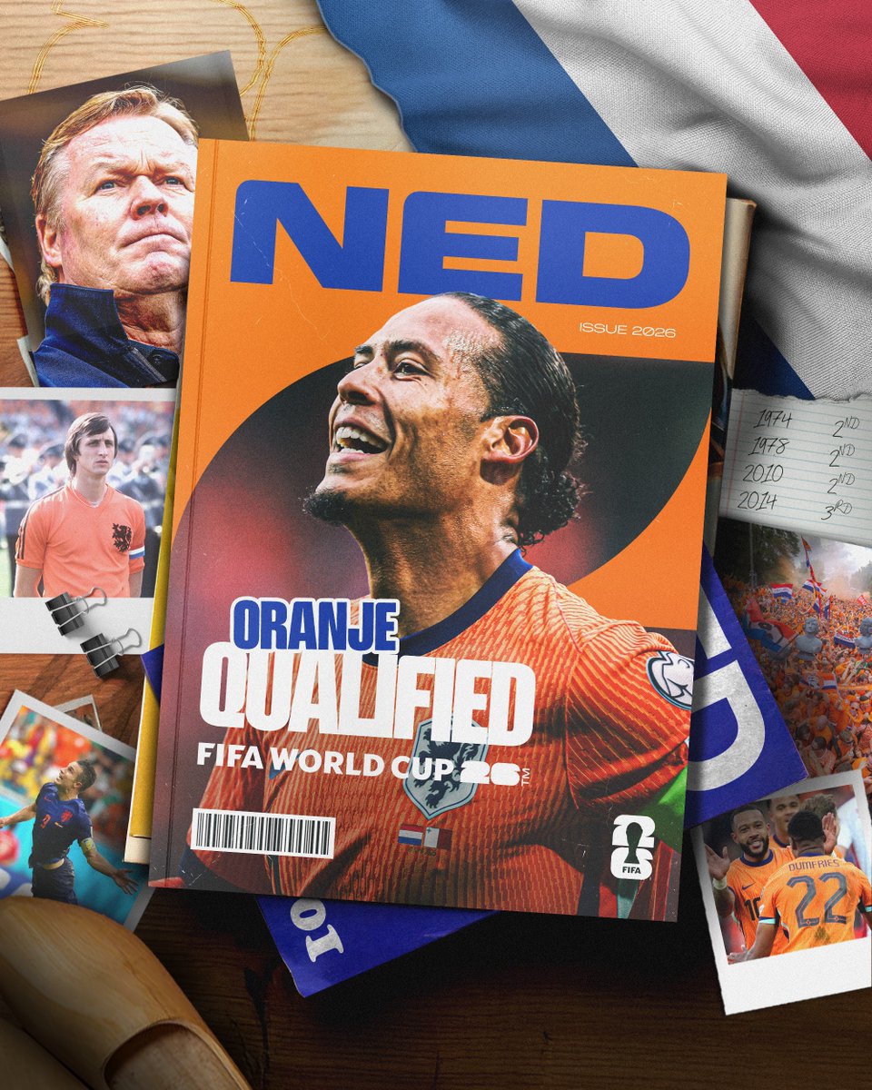 🇳🇱 Ticket booked. The Netherlands are heading to the #FIFAWorldCup!

#WeAre26