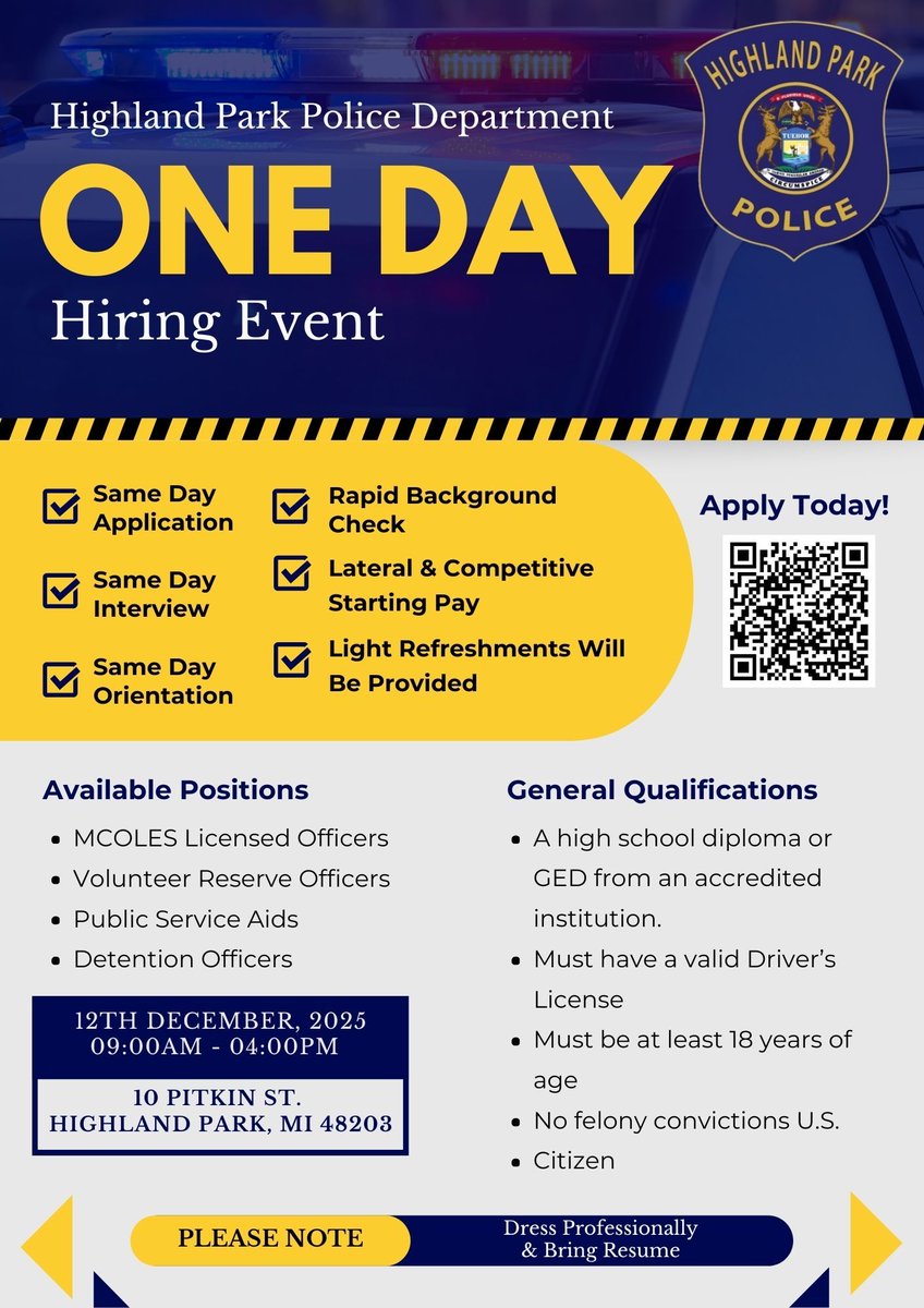 The City of Highland Park - Government (@mihighlandpark) on Twitter photo 