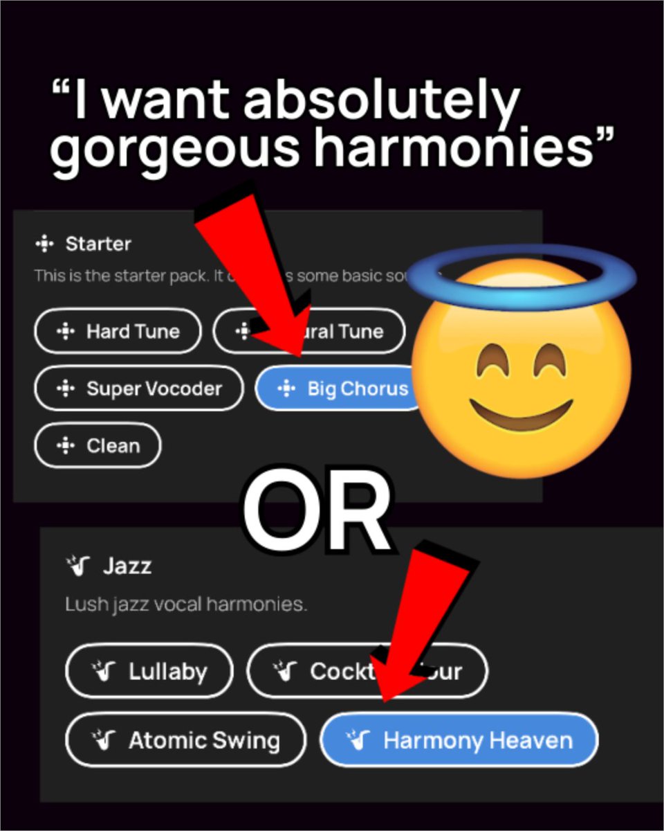 VolocoApp's tweet image. What sound are you going for today? Voloco has infinite options ⭐⭐ here&apos;s a reminder of a few for you to explore. The world is your musical oyster!! 🎵 🌎 #musicapp #vocalpresets #voloco #volocoapp #musictutorial