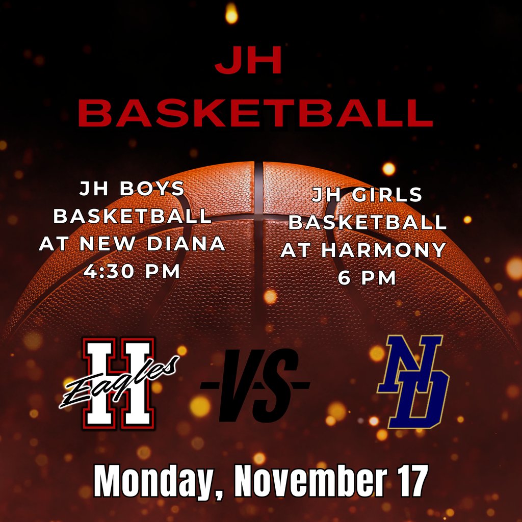 Good Luck to our JH Basketball teams tonight!