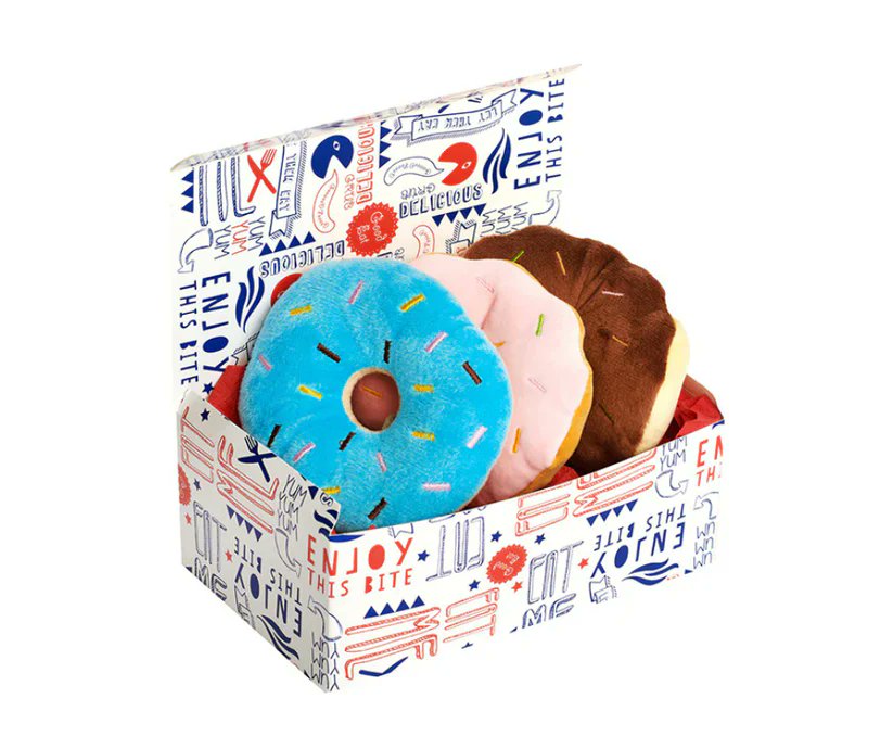🎉🍩 AUCTION ALERT! 🍩🎉

Up for grabs: Box of Donuts 3 × Plush &amp; Squeaky Dog Toys – three adorable donut-style squeaky toys in one box, perfect for playful pups! 

✅ Starting bid: £7
✅ Buy It Now £10 
👇
dogdeskshop.com/products/box-o…

#Auction #DogDeskShop #DogToys #DonutDogs