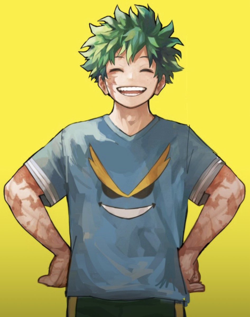 Alanin_8's tweet image. #MHA
Izuku Midoriya has united the MHA fandom...

THAT'S MY GOAT RIGHT THERE!!!
