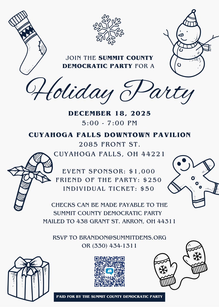 Celebrate the holiday season with Summit Dems!