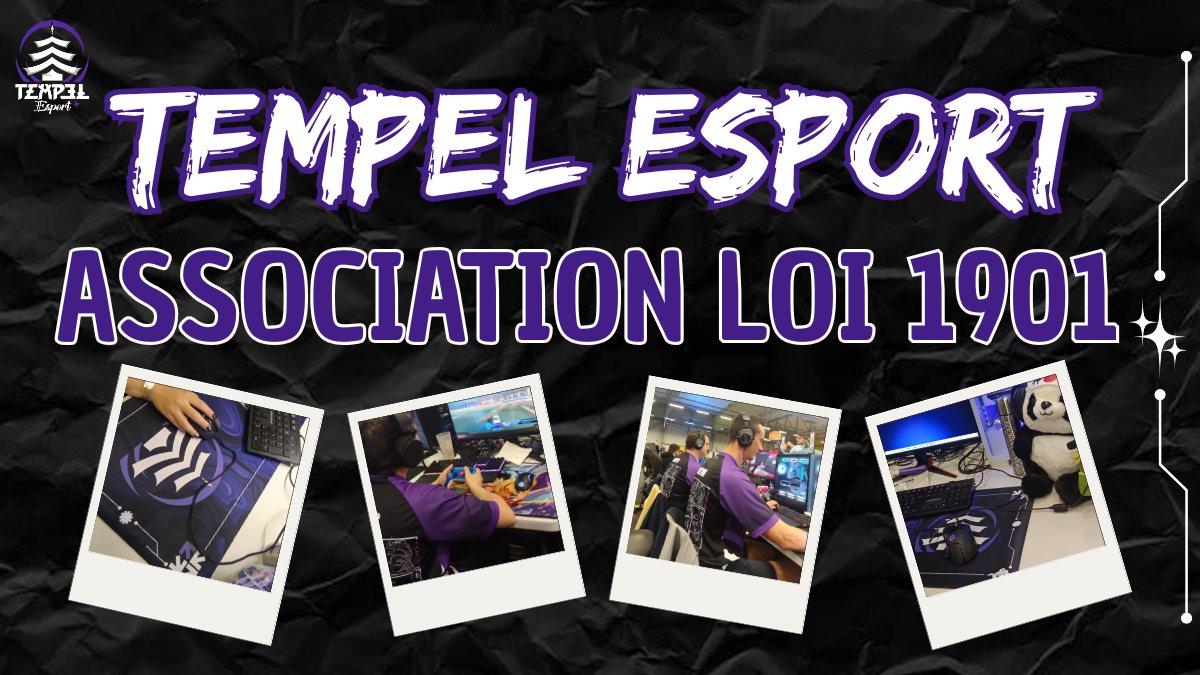 TEMPEL_ESPORT's tweet photo. Nous avons aujourd'hui l'immense plaisir de vous annoncer que TEMPEL est désormais officiellement une association sous loi 1901 : TEMPEL ESPORT !!! 

Nous vous invitons à sortir votre plume, afin d'écrire à nos côtés un nouveau chapitre des légendes de TEMPEL. https://t.co/y7OuwWOkt0