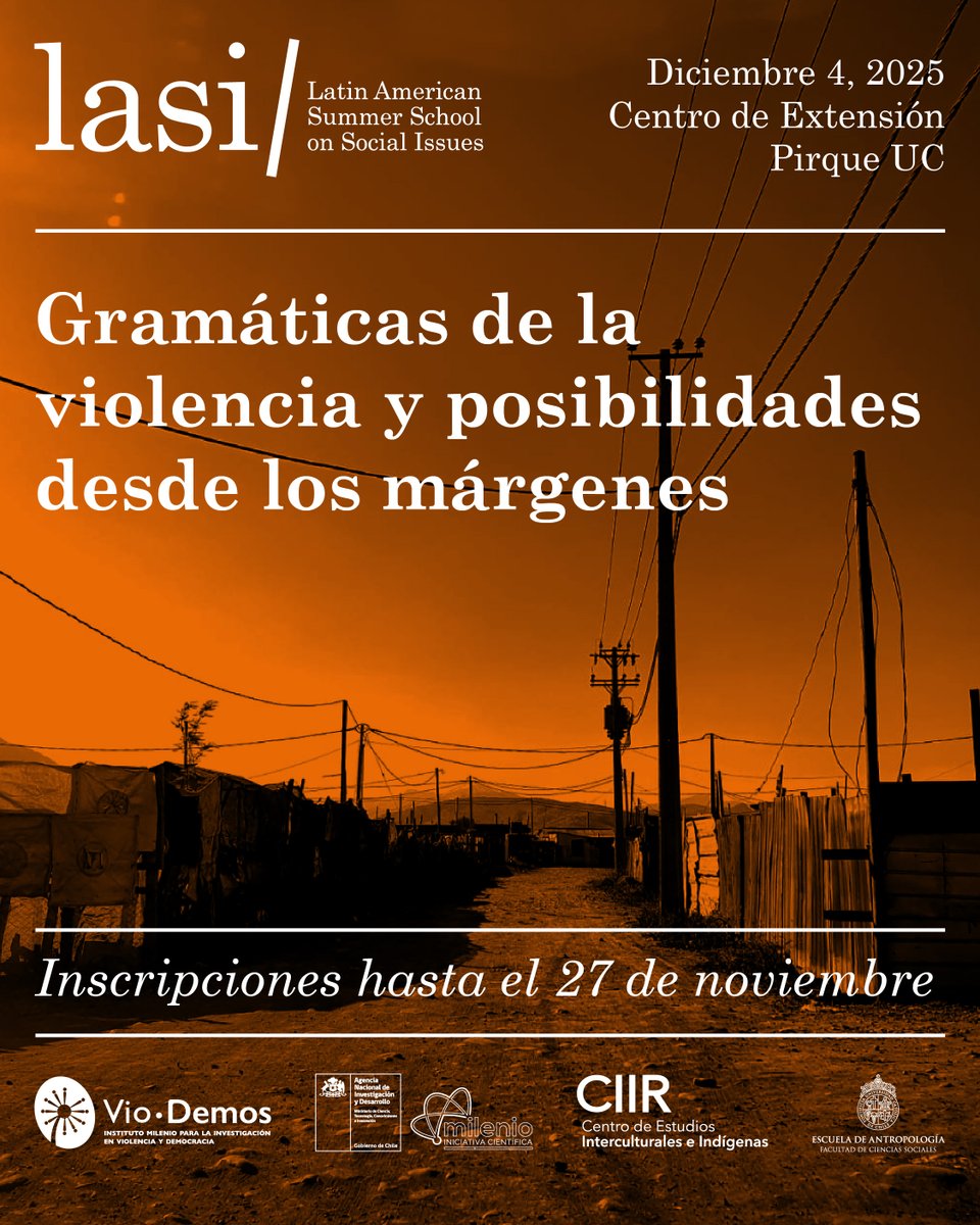 VioDemos Instituto Milenio Violencia y Democracia tweet media