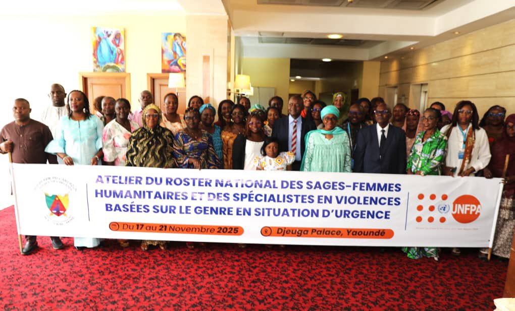 Le ministre @Minproff, Pr Marie Thérèse Abena Ondoa a inauguré ce jour, en
présence de <a href="/DrJustinKoffi/">Dr. Justin Koffi</a>, l’atelier de formation des spécialistes #VBG et
#Sage-femmes humanitaires au Cameroun. Objectif : mettre en place un
roster national pour déploiement éventuel en cas de crise.