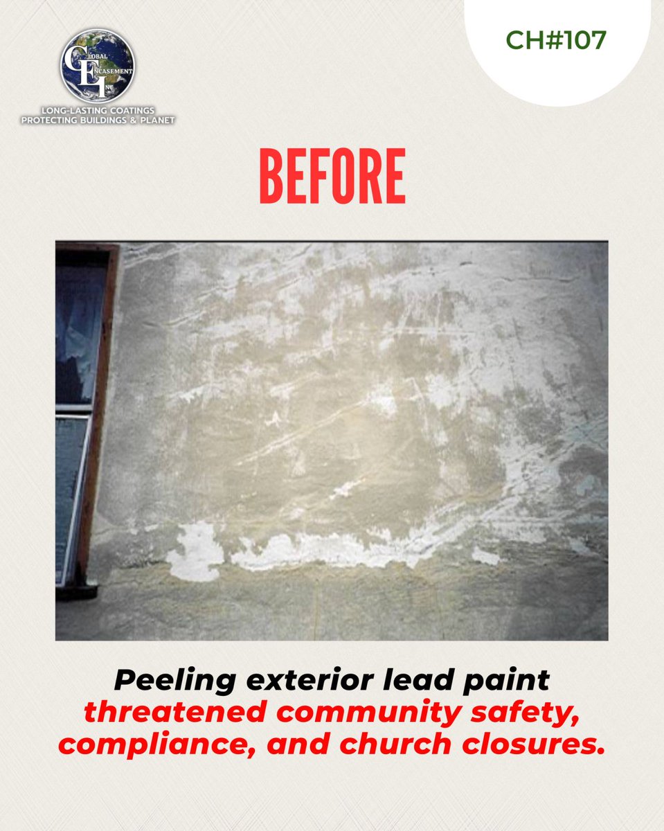 encasementguy's tweet image. 🚨 CH#107: Lead Paint Hazard Solved! 🚨

Peeling toxic lead paint put community safety &amp;amp; 
compliance at risk. 

🔥 ORDER NOW for safer, smarter building solutions:
 encasement.com/order-green-co…

#LeadSafe #GreenCoatings #BuildingProtection