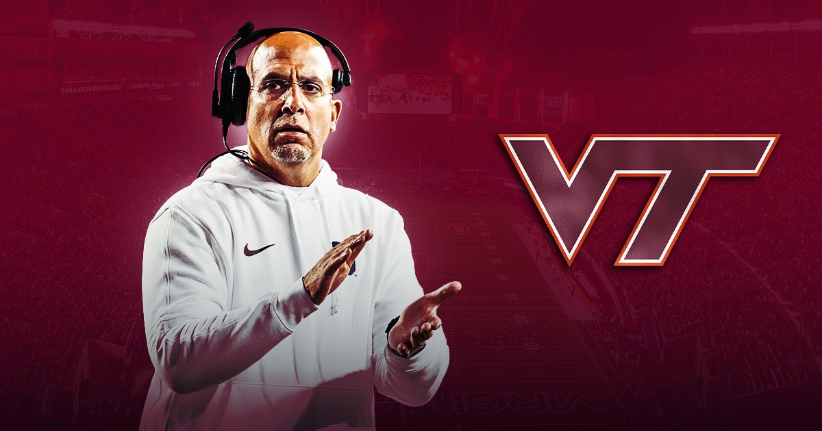 Rivals's tweet image. NEW: Top recruits react to Virginia Tech hiring James Franklin as its next head coach🦃

“It changes some things for me.”

Read: on3.com/college/virgin…