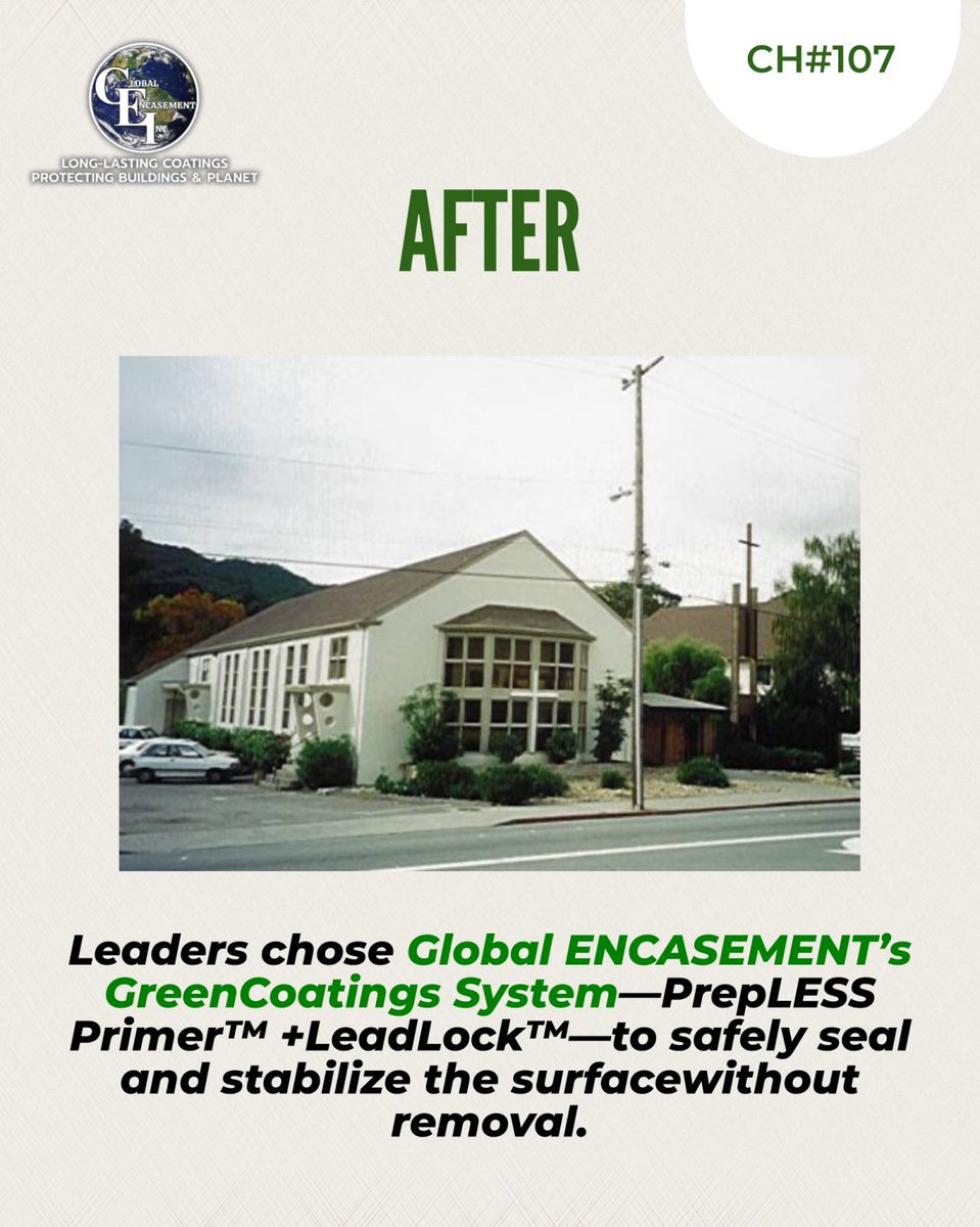 encasementguy's tweet image. 🚨 CH#107: Lead Paint Hazard Solved! 🚨

Peeling toxic lead paint put community safety &amp;amp; 
compliance at risk. 

🔥 ORDER NOW for safer, smarter building solutions:
 encasement.com/order-green-co…

#LeadSafe #GreenCoatings #BuildingProtection