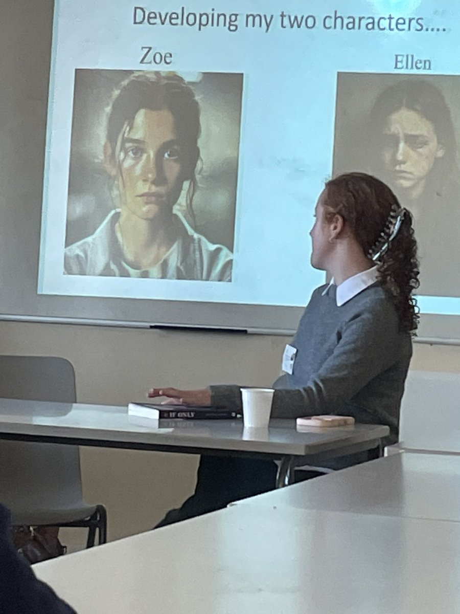 capriccioqu4's tweet photo. So immensely proud of @LunneyWrit66035 she was invited to a school in Hertfordshire today to speak to various groups of students about a book mental health, autism, and OCD. She was phenomenally engaging I was so impressed and very proud to be her mum. Just brilliant. #teenwriter #ocd #ASD #anxiety #youngadultfixtion