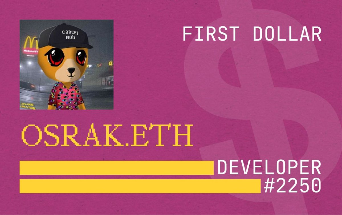 I will help you <a href="/earnfirstdollar/">First Dollar</a> on <a href="/base/">Base</a>

Want in?

firstdollar.money/?r=y0Y3T3