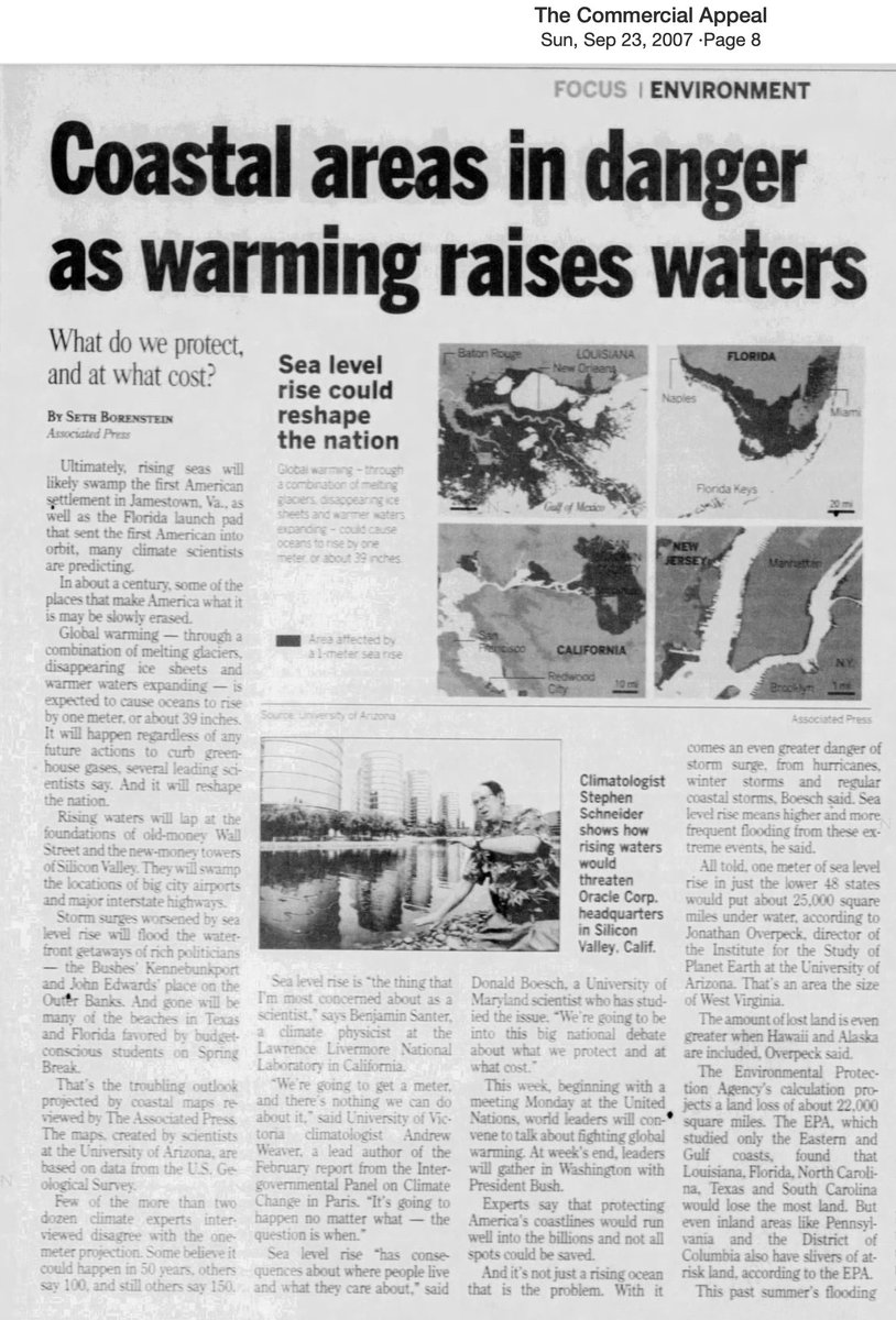 JunkScience's tweet image. Another global warming fail: 18 years ago, AP climate hoaxer Seth Moronstein @borenbears reported that global warming was going to reshape the nation&apos;s coast, including California&apos;s. But two new studies report California&apos;s beaches are holding steady or growing wider.…