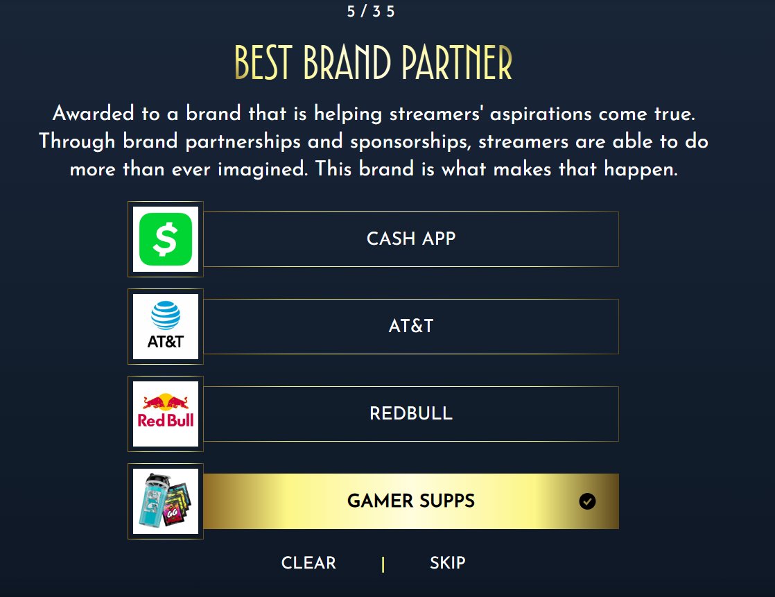 EASY VOTE 

USE CODE KUMI69 FOR 10% OFF YOUR ORDER BABY

BETTER VOTE FOR <a href="/GamerSupps/">Gamer Supps®</a>  TOO OR ELSE