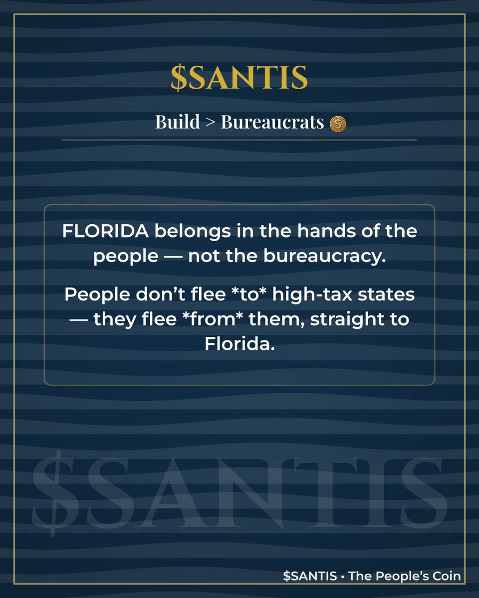 💥 $SANTIS | The People’s Coin 🇺🇸 tweet media