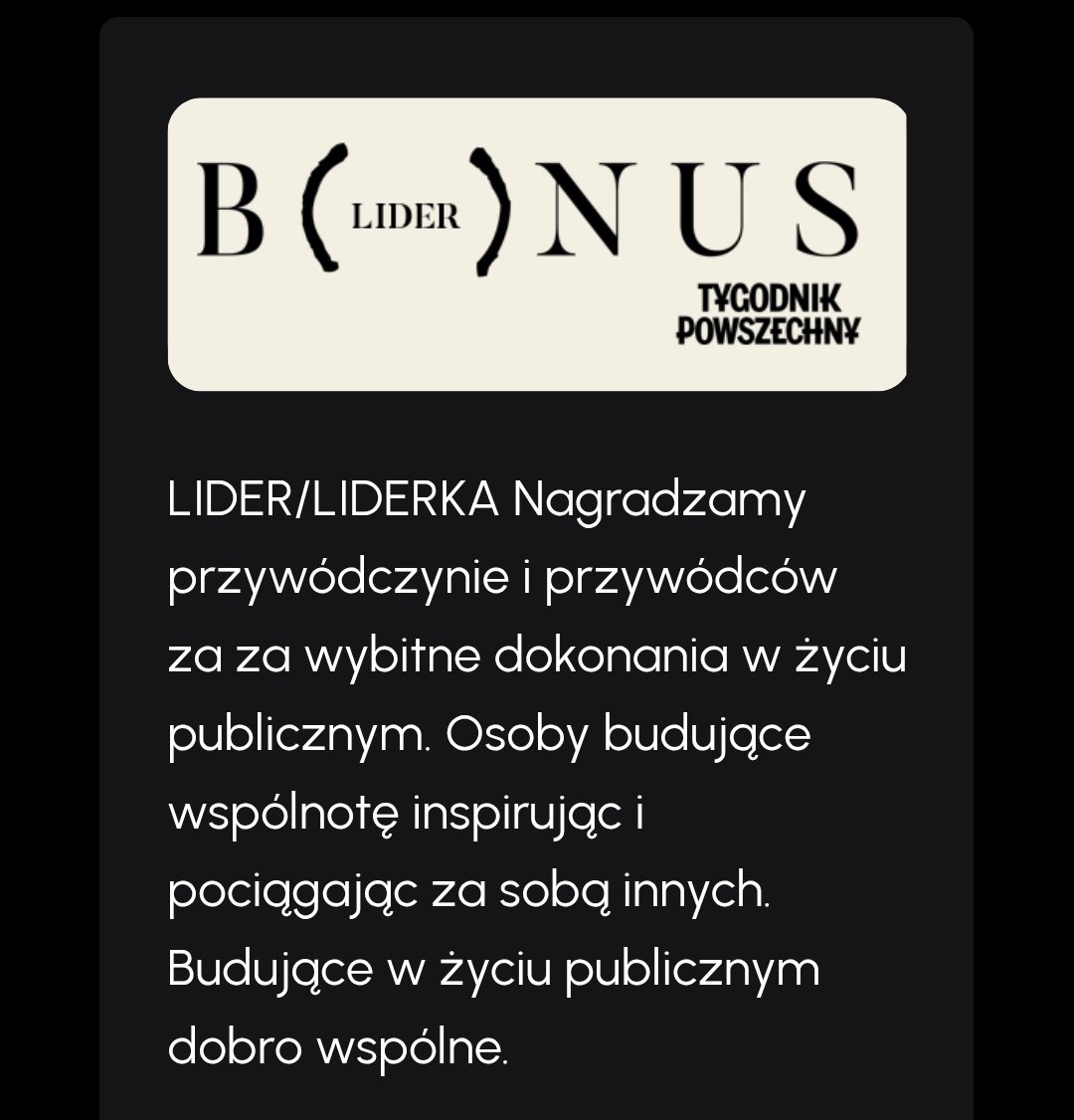 courtwatchpl's tweet photo. Nagroda ta jest przyznawana za budowę wspólnoty i działalność na rzecz dobra wspólnego. Z pełną listą kandydatek i kandydatów można zapoznać się na stronie: https://t.co/gnIiRbKpPV https://t.co/rUIHWbrg5z