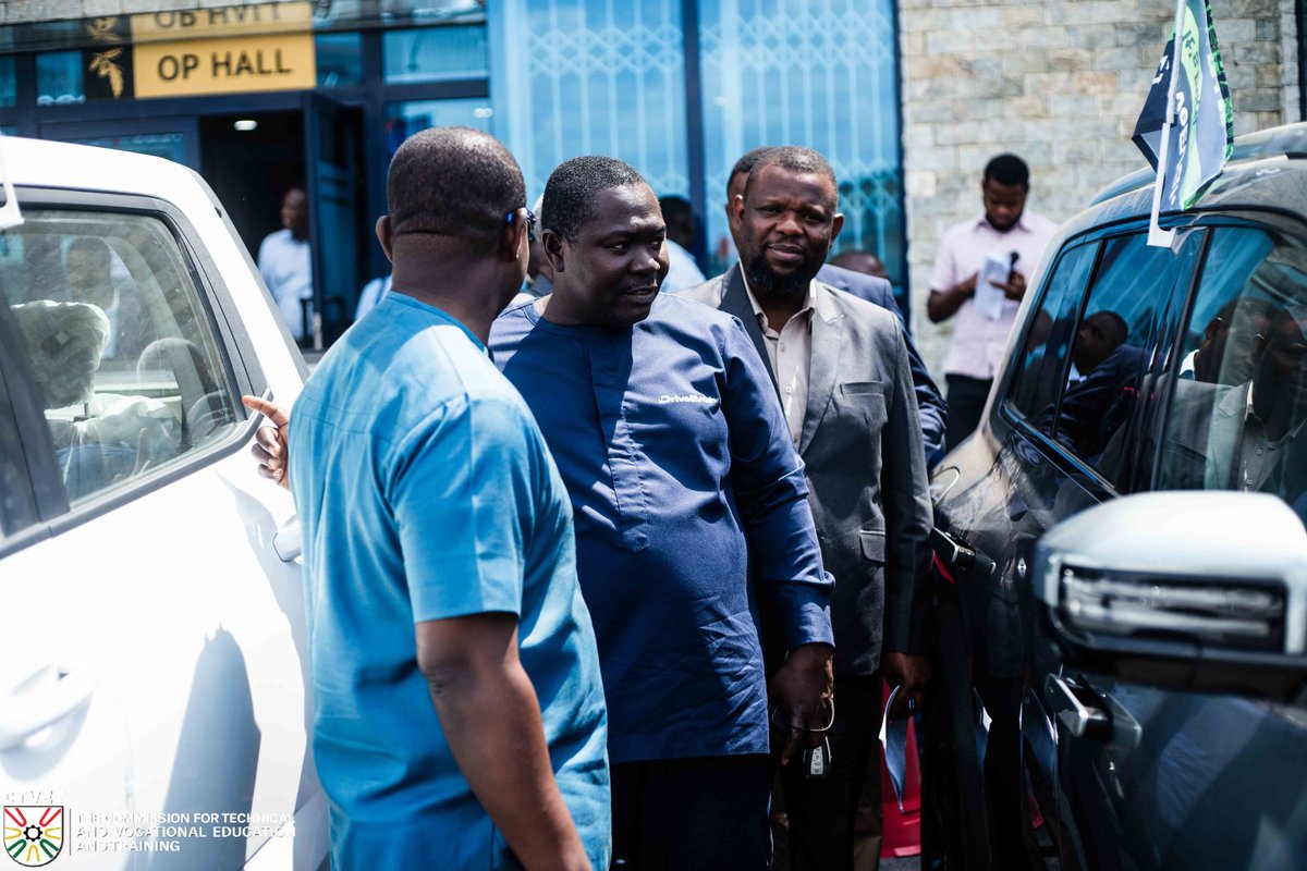 ctvetgh's tweet image. CTVET has convened a National Dialogue on Electric Vehicle (EV) Repair and Maintenance in Ghana under the theme “Powering the Future: Developing a Framework for EV Repair and Maintenance in Ghana.”
#CTVET #EVDialogue #SkillsDevelopment #GreenTransition #ElectricVehicles #TVETGh