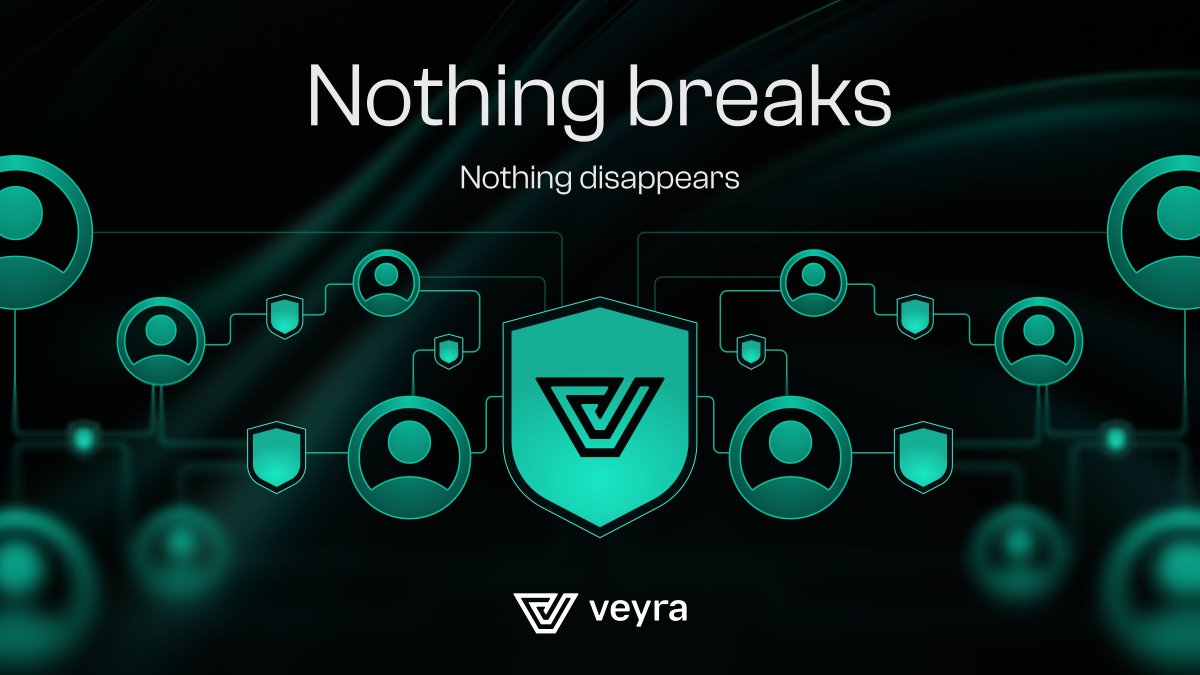 When something lives on Veyra, it doesn’t sit on one server waiting to fail.

It’s scattered, mirrored across hidden nodes around the world. If one goes dark, another steps in. Instantly. No downtime, no missing pieces.

Files rebuild themselves through the network like memory