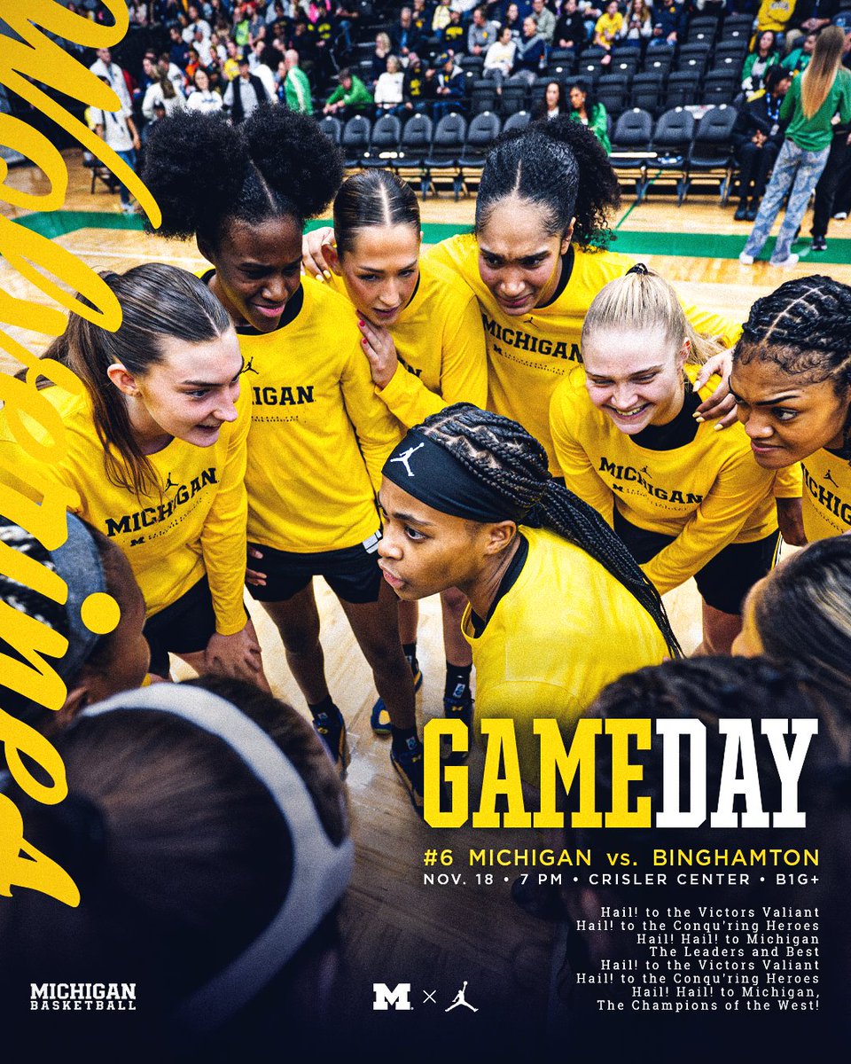 Final chance to see us at Crisler in November!

B1G+: myumi.ch/g32br
Listen: myumi.ch/rAMG6
Live Stats: myumi.ch/mRqek
Preview: myumi.ch/y1yZ1
Tickets: myumi.ch/A1m6d

#GoBlue