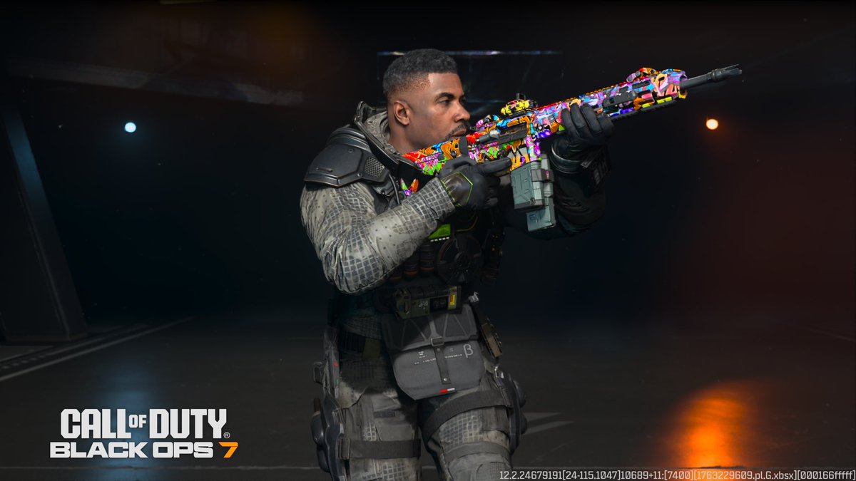 If you prestige any weapon on BO7  that’s the color you’re going to get for the weapon I didn’t choose it 😆