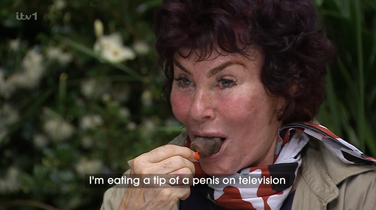 RyanJL's tweet photo. Straight into the #ImACeleb Hall of Fame https://t.co/CT1DeYgLJQ