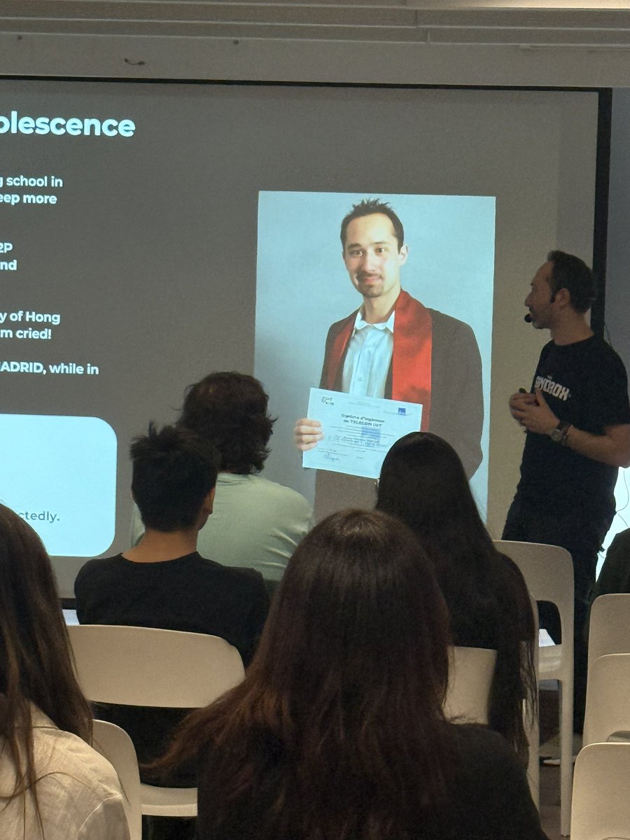 arthurmadrid's tweet image. Adolescence story telling: “How @borgetsebastien begins” #DevCon #P2P #EntrepreneurLife