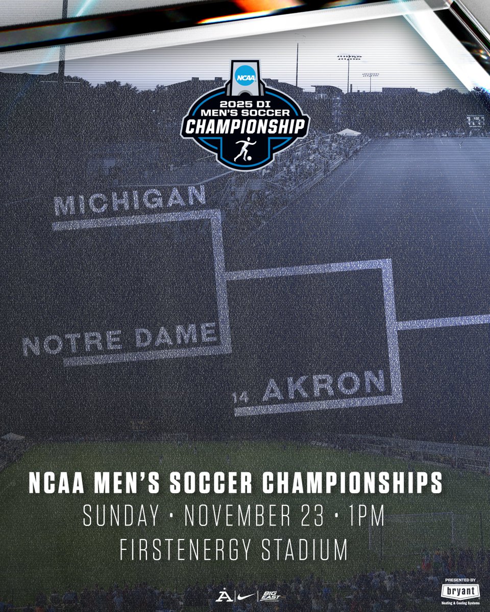 .<a href="/ZipsMSoc/">Akron Zips M Soccer</a> Earns No. 14 National Seed Will Host <a href="/umichsoccer/">Michigan Men's Soccer</a> | <a href="/NDMenSoccer/">Notre Dame Men's Soccer</a> in <a href="/NCAASoccer/">NCAA Soccer</a> 2nd Round

#GoZips | #MakeTheClimb | <a href="/ZipsMSoc/">Akron Zips M Soccer</a> 🦘

Release 👉 tinyurl.com/24z4lvfq
🎟️ Tickets 👉 tinyurl.com/29uwtlvv